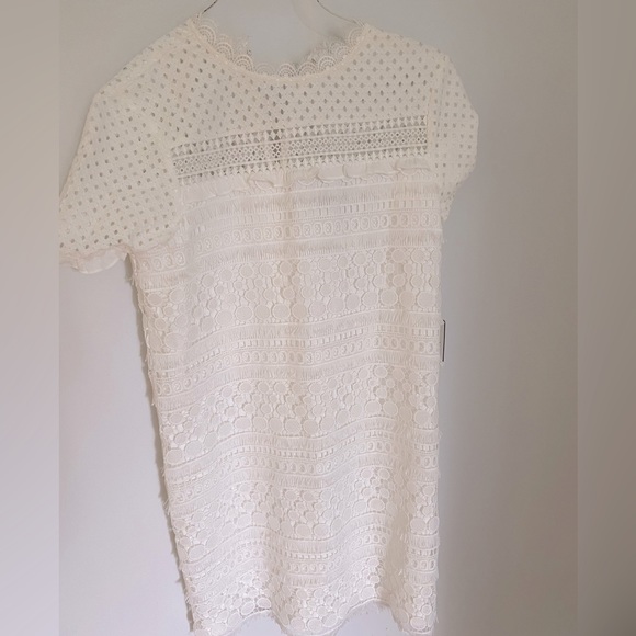 NWT LAUNDRY by Shelli Segal, size 2, white dress - Picture 1 of 3